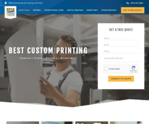 Losangelesprinting.net(Best Print Shop Los Angeles) Screenshot