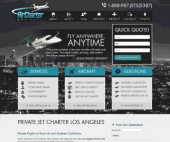 Losangelesprivatejets.com(Los Angeles Private Jets) Screenshot