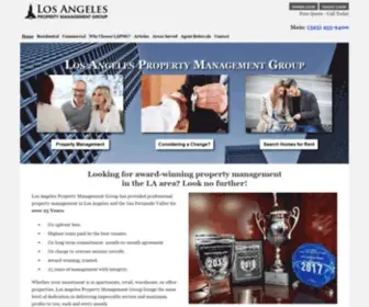 Losangelespropertymanagementgroup.com(Property Management Companies) Screenshot