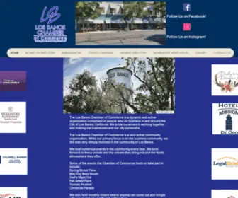 Losbanos.com(Los Banos Chamber of Commerce) Screenshot