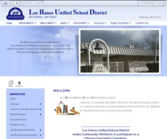 Losbanosusd.org(Los Banos Unified School District) Screenshot