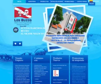 Losbuzosdistribuidores.net(LOS BUZOS DISTRIBUIDORES MAYORISTAS DE EQUIPO PARA BUCEO) Screenshot