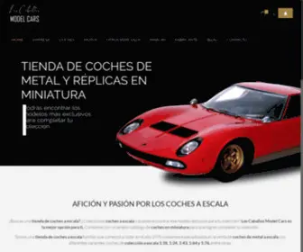 Loscaballosmodelcars.es(Coches de Metal a Escala) Screenshot