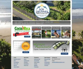 Losdelfinescostarica.com(Los Delfines Costa Rica) Screenshot