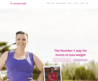 Losebabyweight.com.au(Lose Baby Weight with the Healthy Mummy) Screenshot