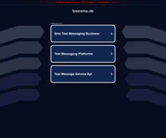 Losesms.de(Lose per SMS) Screenshot