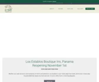 Losestablospanama.com(Los Establos Boutique Inn Panama Hotel) Screenshot