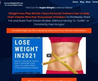 Loseweightin2021.com(Let 2021 Be Your Best Year for your loved ones) Screenshot