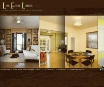 Losfelizlodge.com(Furnished Apartments in Los Feliz) Screenshot