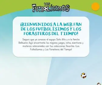 Losfutbolisimos.es(Los Futbolísimos) Screenshot