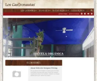 Losgastronautas.com(Bienvenido a Los Gastronautas) Screenshot