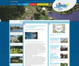 Losheim-Stausee.de(Losheim am See ) Screenshot