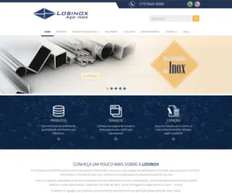 Losinox.com.br(Aço Inox) Screenshot