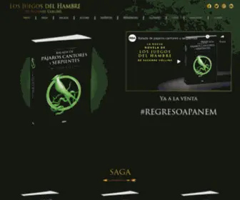 Losjuegosdelhambre.com(Los juegos del hambre) Screenshot