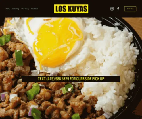 Loskuyascatering.com(Los Kuyas Catering) Screenshot