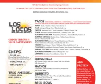 Loslocossteamboat.com(Los Locos Mtn Tacos & More) Screenshot