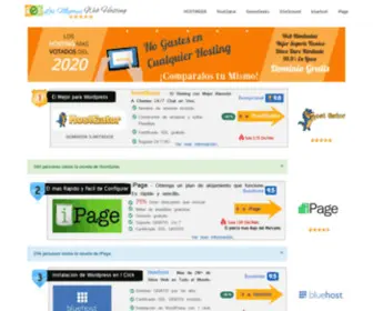 Losmejoreswebhosting.com(The Best Web Hosting for WordPress) Screenshot