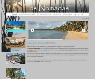 Losnomadaslasterrenas.com(Location de maison et villa à Las Terrenas) Screenshot