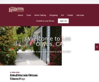 Losolivosca.com(Small-town charm in Los Olivos in Santa Ynez Valley) Screenshot