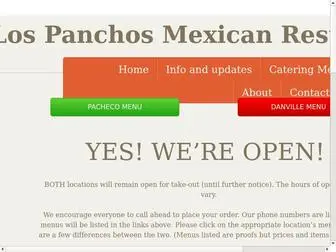 Lospanchosrestaurant.com(Los Panchos Restaurant) Screenshot