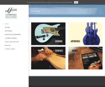 Lospennatoguitars.com(Lospennato Electric Guitars) Screenshot