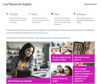 Losplanesdesophie.com(Los planes de Sophie) Screenshot