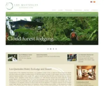 Losquetzales.com(A destination apart) Screenshot