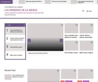 Losremediosdelaabuela.com(Los Remedios de la Abuela) Screenshot