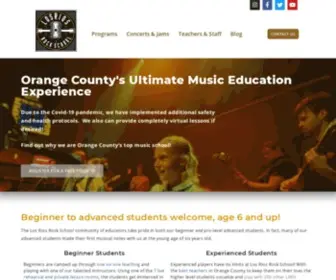 Losriosrockschool.com(An Extraordinary Music School) Screenshot