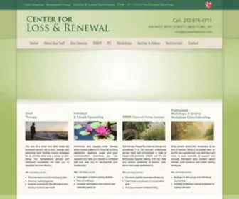 Lossandrenewal.com(Counseling) Screenshot