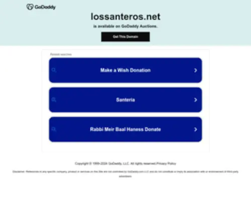 Lossanteros.net(Santero Near Me Santeria Cubana Babalawo Call) Screenshot