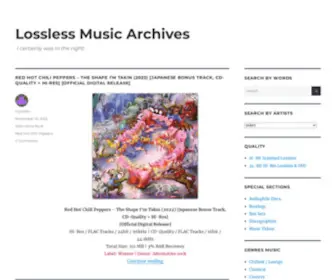 Losslessma.net(Lossless Music Archives) Screenshot