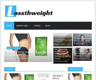 Losstheweight.com(The best Weight Loss AND Fitness Content) Screenshot