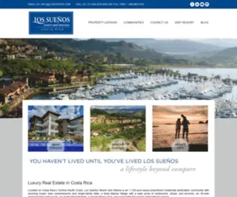 Lossuenosrealestate.com(Los Suenos Real Estate) Screenshot