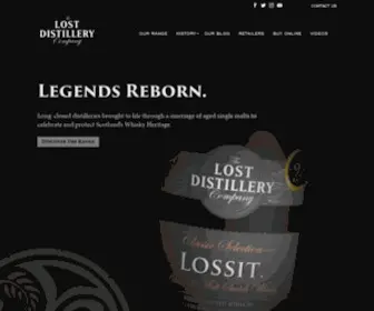 Lost-Distillery.com(The Lost Distillery Company) Screenshot