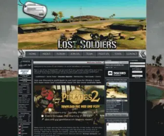 Lost-Soldiers.org(The Home Of Lost) Screenshot