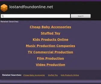 Lostandfoundonline.net(Lostandfoundonline) Screenshot