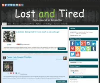 Lostandtired.com(Lost and Tired) Screenshot