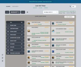 Lostarktimer.app(Lost ark timer) Screenshot