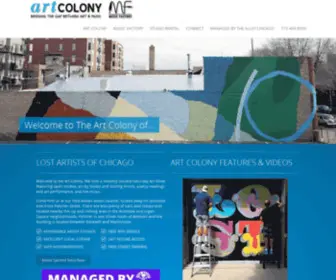 Lostartistschicago.com(Art Colony) Screenshot