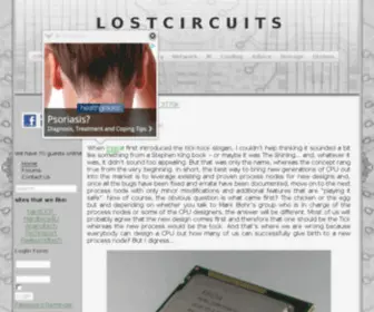 Lostcircuits.com(L O S T C I R C U I T S) Screenshot