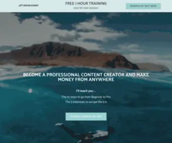 Lostcreatoracademy.com(Free Content Creator Training) Screenshot