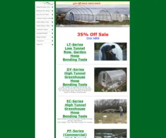 Lostcreek.net(The Original Greenhouse Hoop Bending Tool) Screenshot