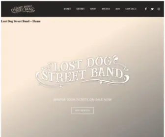 Lostdogstreetband.com(Lost Dog Street Band) Screenshot