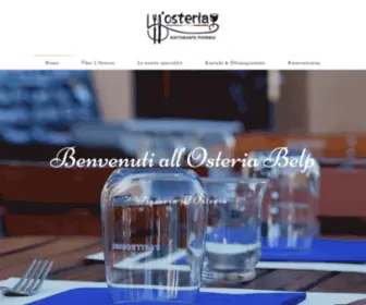 Losteriabelp.ch(Benvenuti all'Osteria Belp) Screenshot