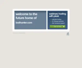 Losthunter.com(Future Home of a New Site with WebHero) Screenshot