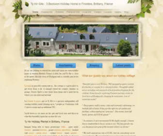 Lostinfinistere.com(Holiday Cottages & Gites in Finistere) Screenshot