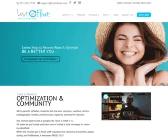 Lostinfloat.com(Flotation Therapy) Screenshot