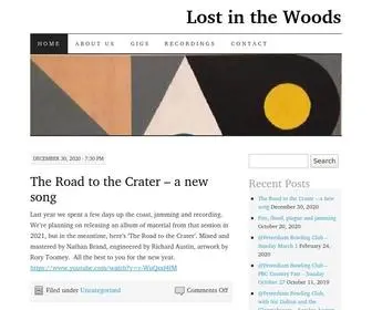 Lostinthewoodsmusic.com(Lost in the Woods) Screenshot