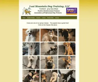Lostmountaindogtraining.com(Lost Mountain Dog Training Classes Atlanta) Screenshot